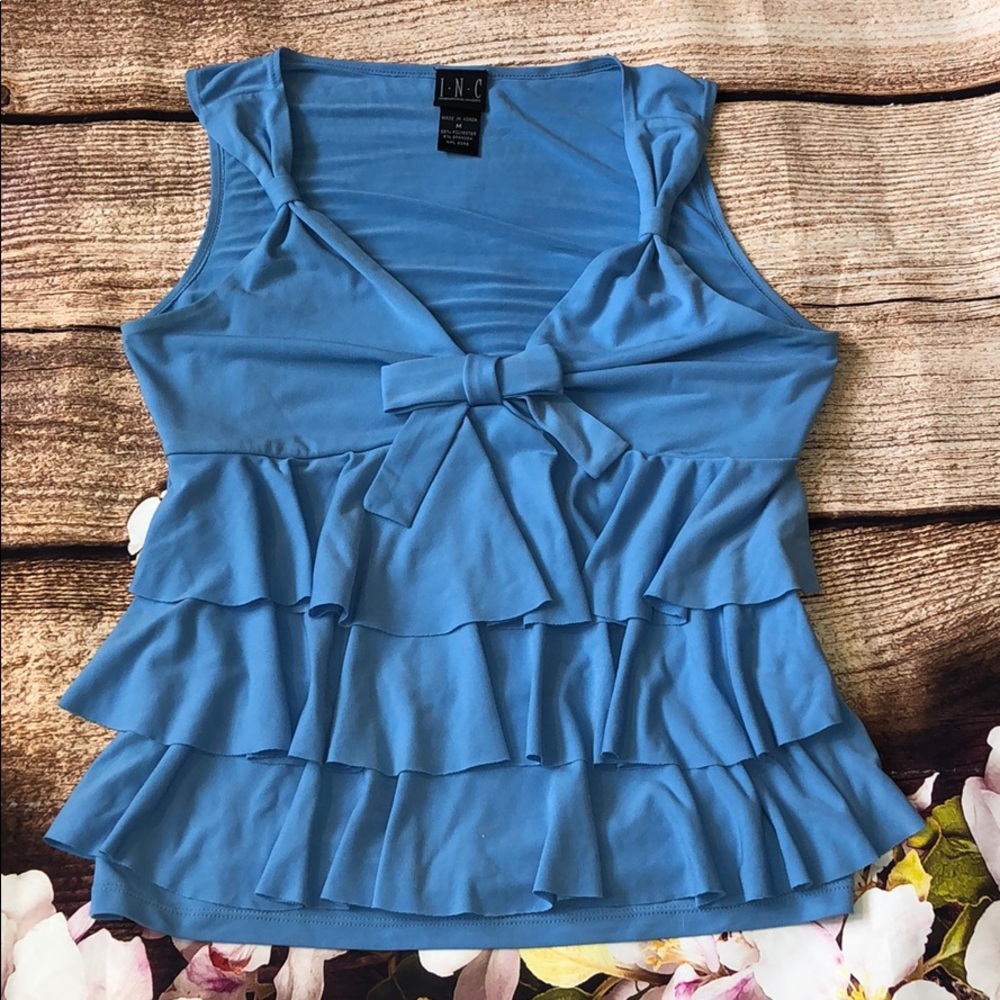INC Ruffled Top - Picture 1 of 3